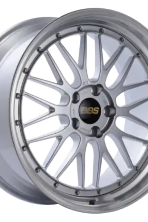 Limited Edition BBS LM 19x8.5 5x130 ET50 Diamond Silver Center Diamond Cut Lip Wheel - 71.6CB