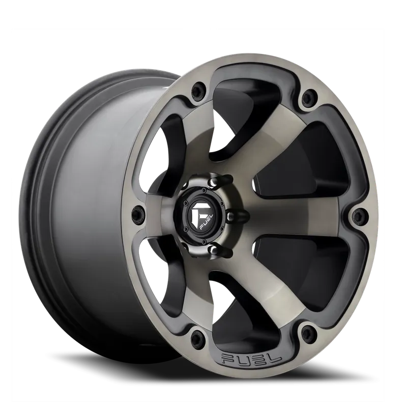 Fuel Beast D564 18x9 +20 5x150mm 110.3mm Matte Black Machined-Dark Tint In Demand