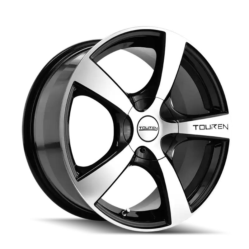 Factory Price Touren TR9 3190 Gloss Black Machined 17x7 5x112/5x120 42mm 72.62mm