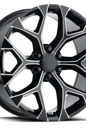 Performance Replica PR176 M 22x9 +24 6x139.7mm 78.1mm Gloss Black Milled Sale