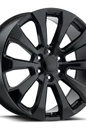 Factory Reproductions FR 92 2019 GM Silverado High Country Replica GB 22x9 +28 6x139.7mm 78.1mm Gloss Black Crafted