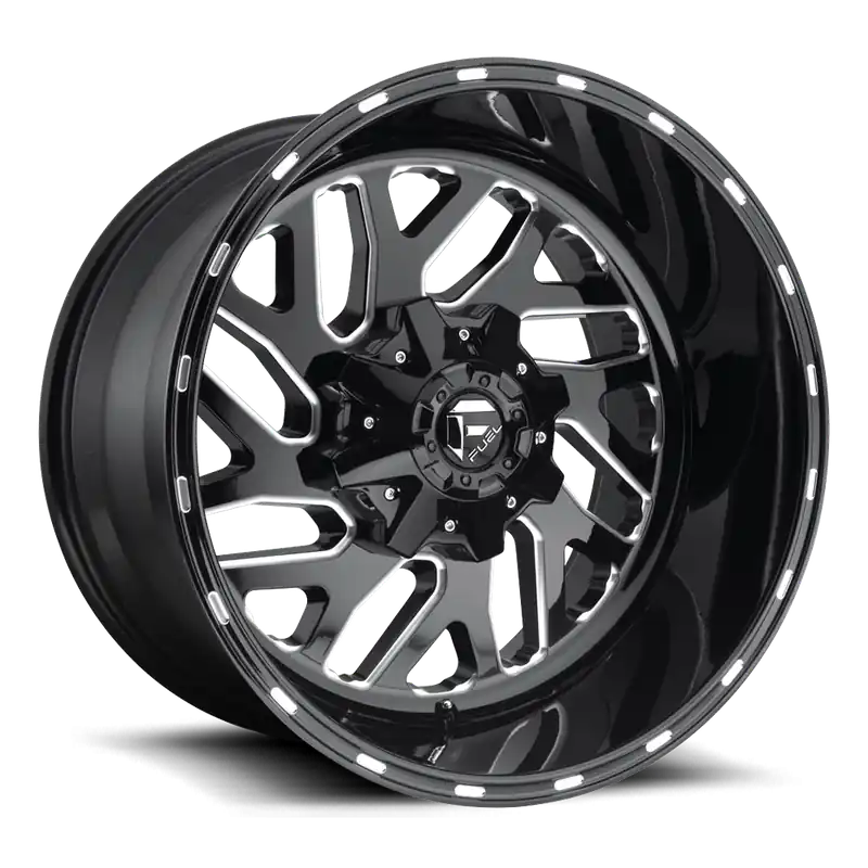 Low Price Fuel Triton D581 22x10 -18 8x180mm 124.2mm Gloss Black Milled