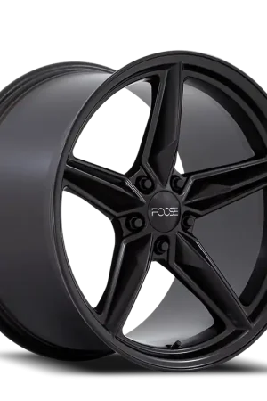Foose CF8 F175 20x11 +20 5x115mm 71.6mm Matte Black Hassle-Free Returns