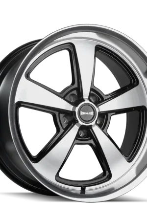 Affordable Ridler 652 Gloss Black With Diamond Cut Face & Lip 18x8 5x139.7 0mm 108.1mm