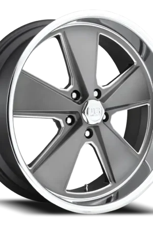 US Mags Roadster U120 20x9.5 +1 5x120.65mm 72.56mm Matte Gunmetal Machined Exclusive Offer