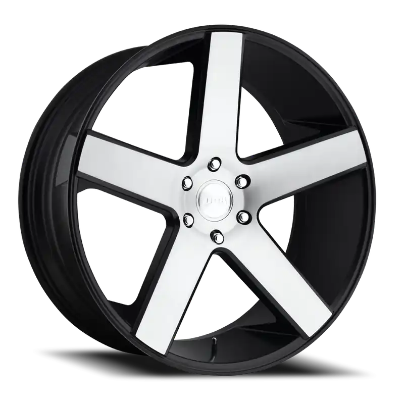 Price Cut DUB Baller S217 24x10 +30 6x139.7mm 78.1mm Gloss Black Brushed