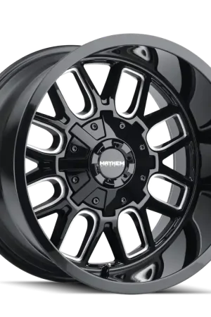 Mayhem Cogent 8107 Gloss Black Milled 20x9 8x165.1 0mm 130.8mm Direct From Factory