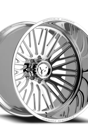 Fittipaldi Offroad FTF505 Left Directional 24x12 -44 8x165mm 125.2mm Polished Hassle-Free Returns