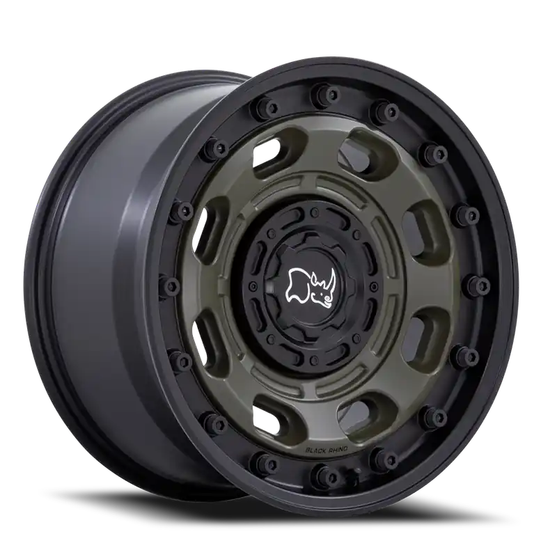 Don’t Miss Out Black Rhino Atlas ODG 16x8 -10 6x120/6x139.7mm 78.1mm Olive Drab Green Black Lip
