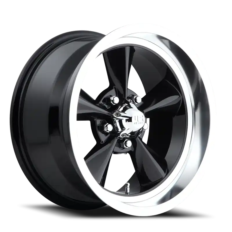 Limited Time US Mags Standard U107 17x7 +1 5x114.3mm 72.56mm Gloss Black