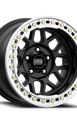 KMC Grenade Crawl Beadlock KM235 SB 18x9 +10 8x165.1mm 125.1mm Satin Black Popular