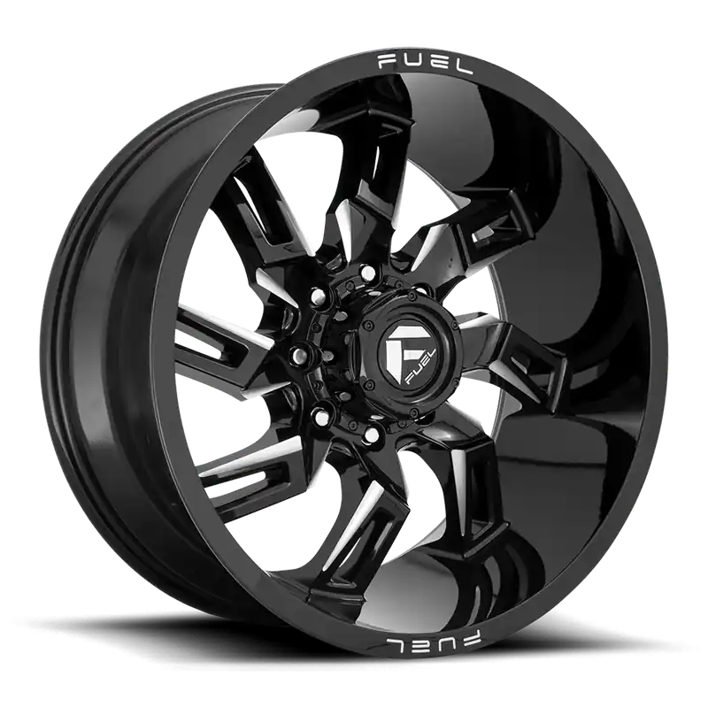 Fuel Lockdown D747 20x10 -18 8x170mm 125.1mm Gloss Black Milled Buy Direct