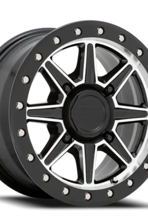 Exclusive Black Rhino Webb UTV GBM 14x7 +36 4x110mm 80.2mm Gloss Black Machined Face