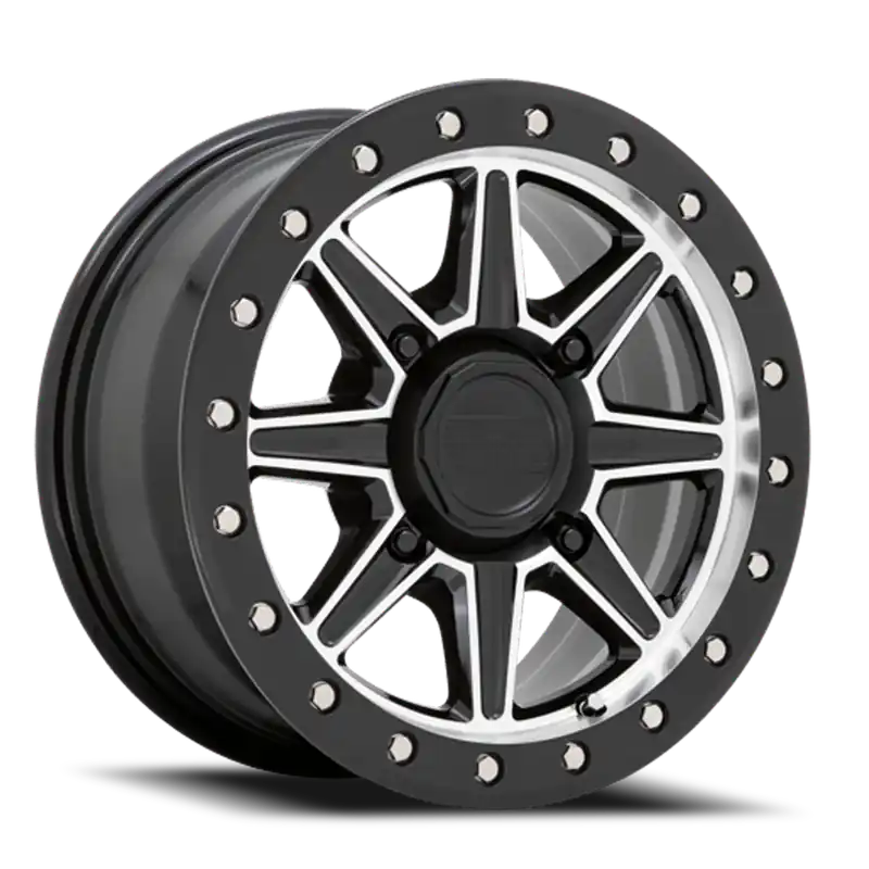 Exclusive Black Rhino Webb UTV GBM 14x7 +36 4x110mm 80.2mm Gloss Black Machined Face