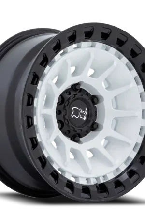 Black Rhino Barrage GW 18x9 +0 6x139.7mm 106.1mm Gloss White Matte Black Popular