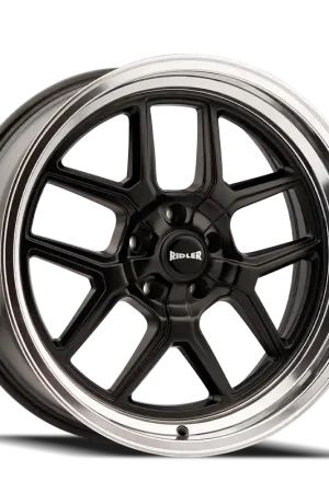 In Demand Ridler 610 Matte Black Polished 17x7 5x127 0mm 83.82mm