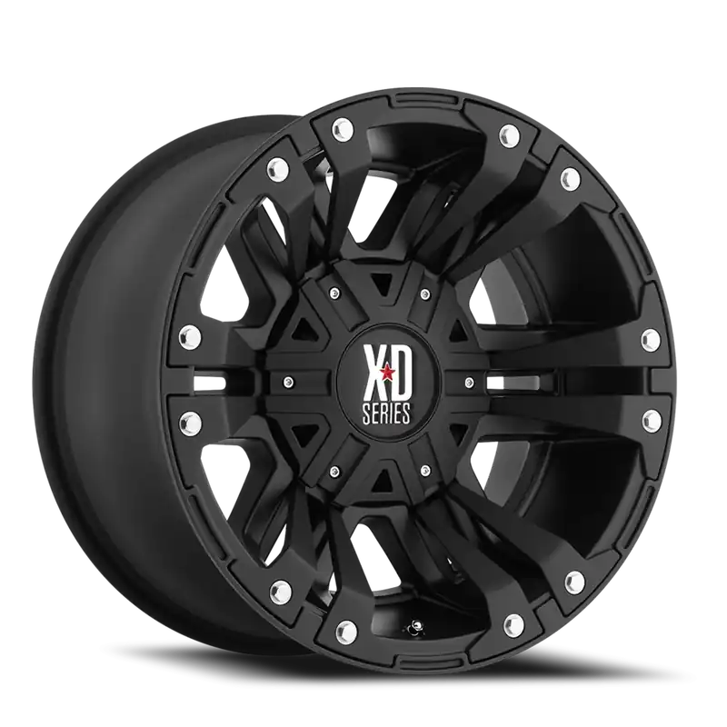 XD Series Monster II XD822 MB 20x9 +0 8x165.1mm 130.81mm Matte Black Money Back Guarantee
