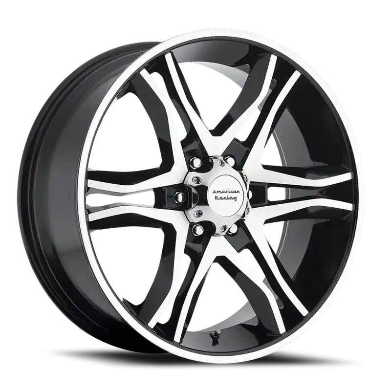 Worldwide Shipping American Racing Mainline AR893 GBM 20x8.5 +35 6x135mm 87.1mm Gloss Black Machined