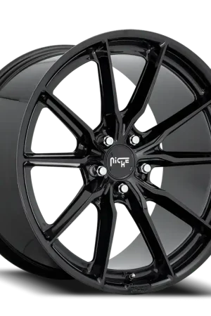 Fan Favorite Niche Rainier M240 19x9.5 +50 5x112mm 66.5mm Gloss Black