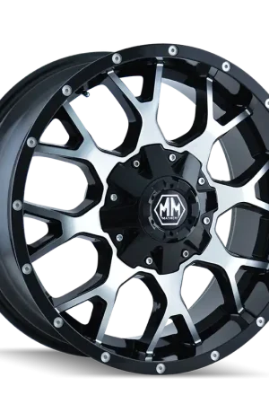 Mayhem Warrior 8015 Gloss Black Machined 20x10 6x135/6x139.7 x25mm 106mm Must Have