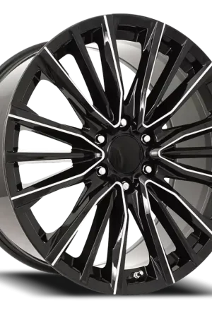 Limited Offer Factory Reproductions FR 205 Platinum V Replica BM 24x10 +28 6x139.7mm 78.1mm Black Ball Milled