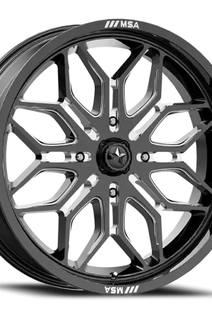 Markdown MSA Sniper M47 GB-M 24x7 +10 4x137mm 96mm Gloss Black Milled