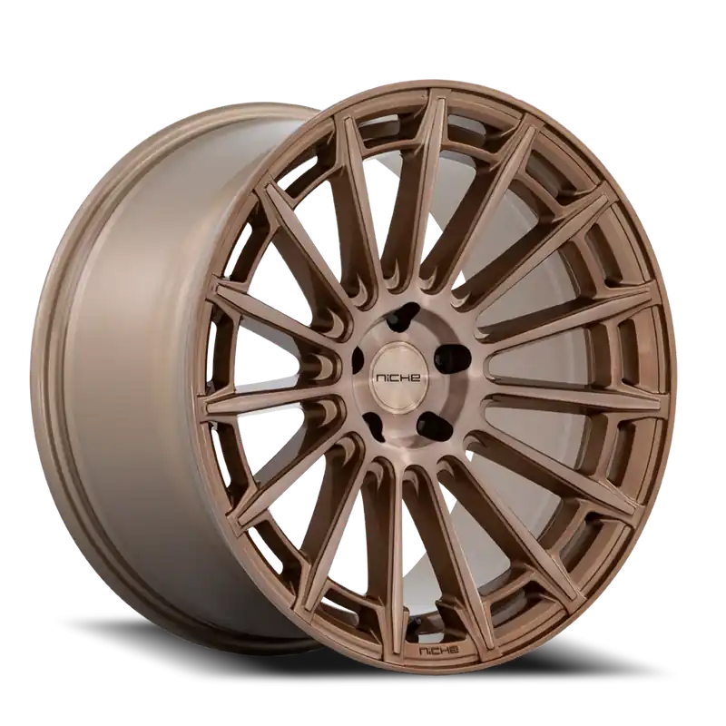 Niche Amalfi M275 20x10.5 +35 5x120mm 72.56mm Platinum Bronze Same Day Shipping