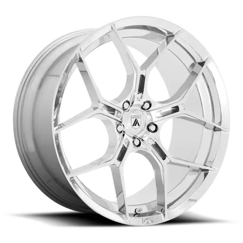 Certified Asanti Black Label Monarch ABL37 CH 22x9 +15 5x115mm 72.56mm Chrome