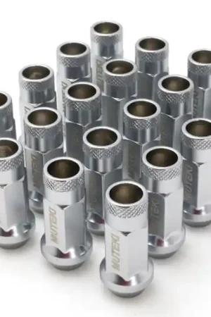 Grab Now Wheel Mate 12x1.50 48mm Muteki SR48 Satin Silver Open End Lug Nuts