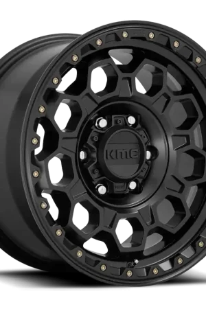 Top Rated KMC Trek KM545 SB 17x8 +20 6x120mm 66.9mm Satin Black