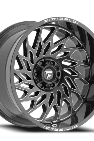 Wholesale Fittipaldi Offroad Alpha Series FA20BM 22x12 -44 8x165mm 125.2mm Gloss Black Milled
