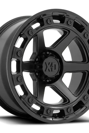 Same Day Shipping XD Series Raid XD862 SB 17x9 +0 6x120mm 66.9mm Satin Black