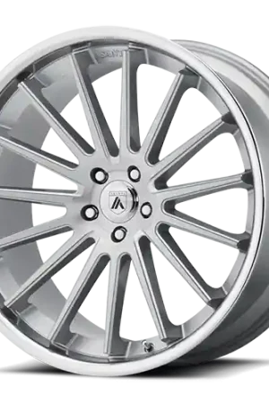 Asanti Black Label Beta ABL24 SL 20x10.5 +20 5x115mm 72.6mm Brushed Silver Chrome Lip Premium
