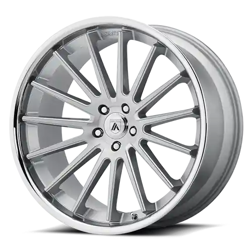 Asanti Black Label Beta ABL24 SL 20x10.5 +20 5x115mm 72.6mm Brushed Silver Chrome Lip Premium