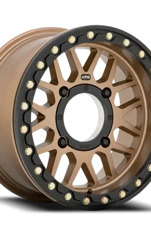 Budget KMC Grenade Beadlock UTV KS235 15x6 +38 4x137mm 112.1mm Satin Bronze