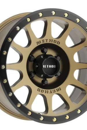 Buy Today Method MR305 NV 18x9 0mm Offset 6x135 94mm CB Method Bronze/Black Street Loc Wheel