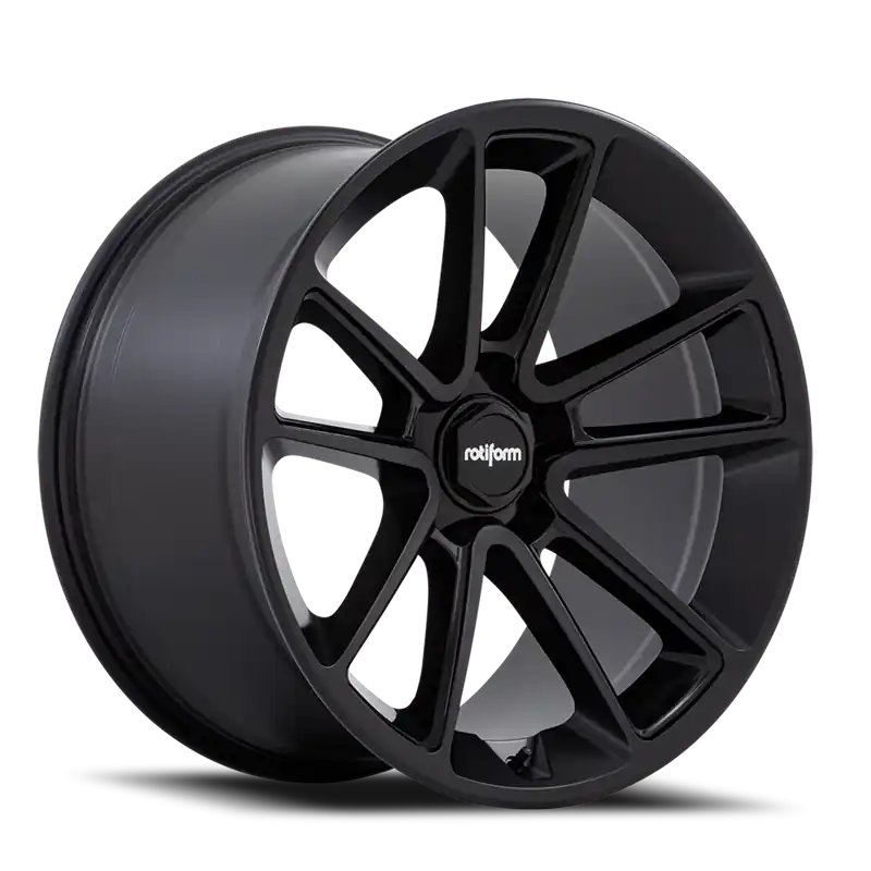 Crafted Rotiform BTL R194 21x11 +55 5x130mm 71.5mm Matte Black Black Cap