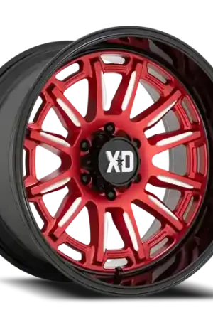 XD Series Phoenix XD865 20x10 -18 6x139.7mm 106.1mm Candy Red Milled-Black Lip Best Choice