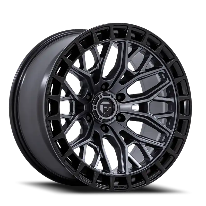 Premium Fuel Sigma FC869 AB 20x9 +1 6x135mm 87.1mm Matte Gunmetal Matte Black Lip