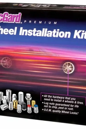 Latest McGard 5 Lug Hex Install Kit w/Locks (Cone Seat Nut / Bulge) M12X1.5 / 3/4 Hex / 1.45in. L - Black