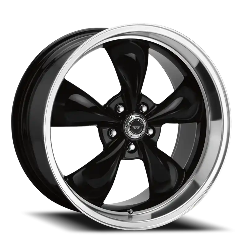 American Racing Torq Thrust M AR105 BK 16x7 +35 5x100mm 57.1mm Gloss Black Machined Lip Price Cut