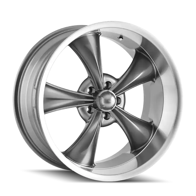 Ridler 695 Gloss Grey Machined 22x9 5x127 0mm 83.82mm Time-Limited