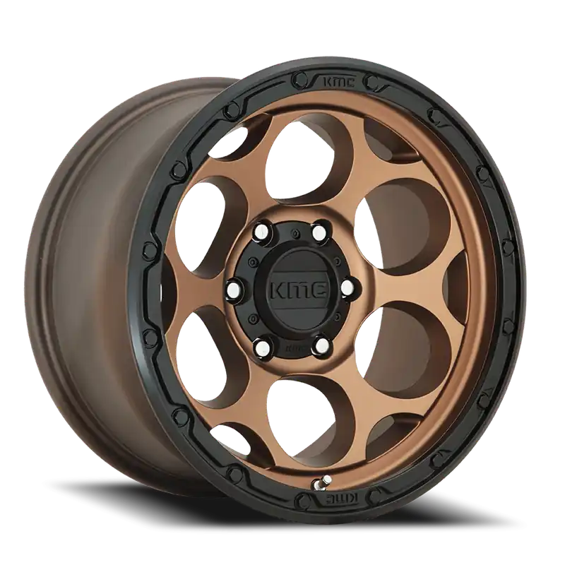 KMC Dirty Harry KM541 BRZ 17x8.5 +18 5x127mm 71.5mm Matte Bronze Black Lip Low Price
