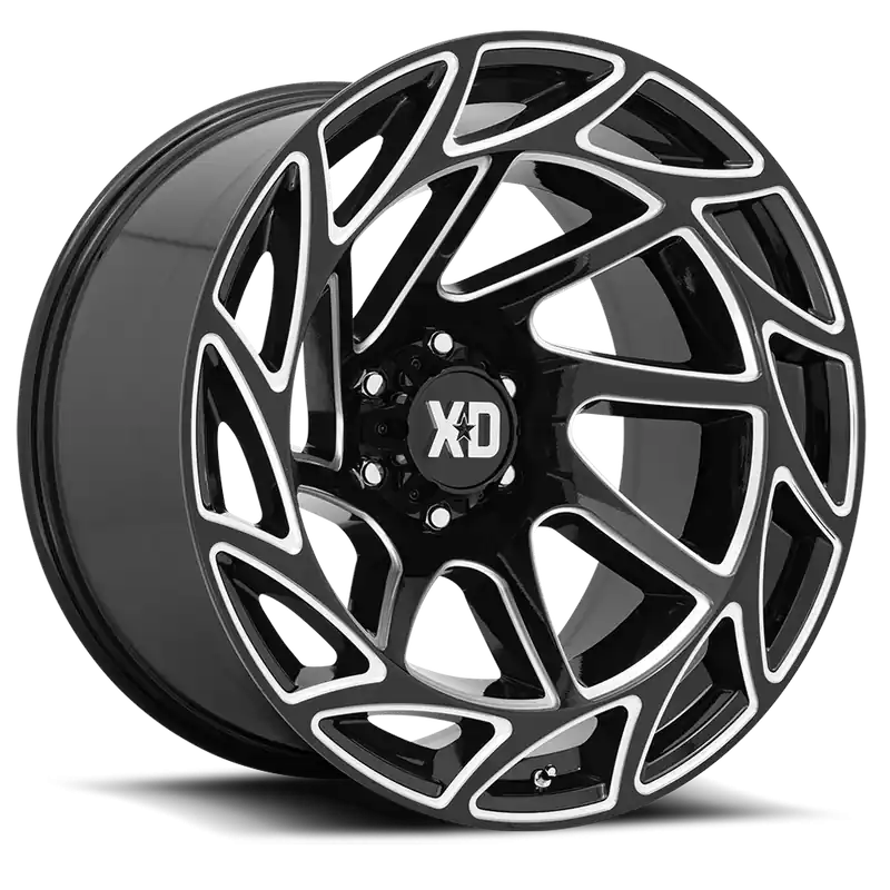 Fan Favorite XD Series Onslaught XD860 GB-M 20x12 -44 6x135mm 87.1mm Gloss Black Milled