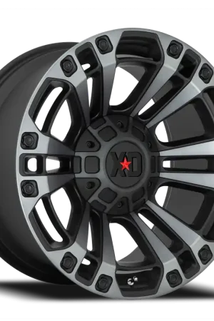 XD Series Monster 3 XD851 SB-GT 20x10 -18 5x127/5x139.7mm 78.3mm Satin Black Gray Tint Best Seller