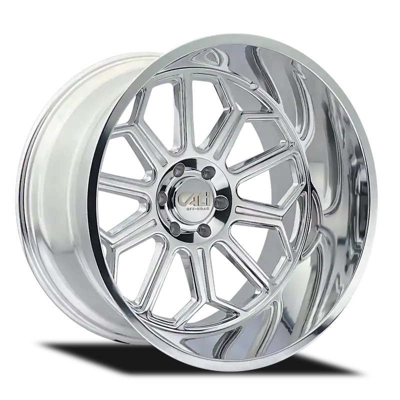 Fresh Stock Cali OffxRoad Auburn 9117 Polished 20x10 6x139.7 x25mm 106mm