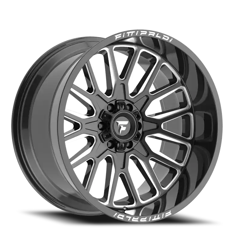 Fittipaldi Offroad Alpha Series FA18BM 20x12 -44 6x135/6x139.7mm 106.2mm Gloss Black Milled Authentic