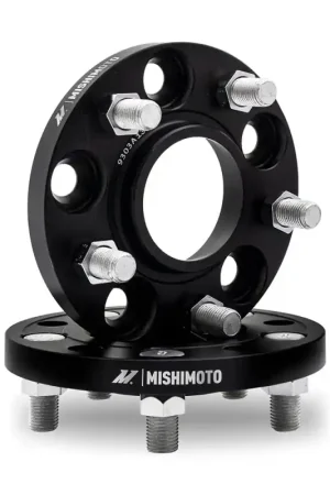 Mishimoto Wheel Spacers - 5X114.3 / 70.5 / 20 / M14 - Black Certified