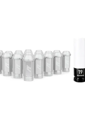 Mishimoto Aluminum Locking Lug Nuts M12x1.5 20pc Set Silver Certified