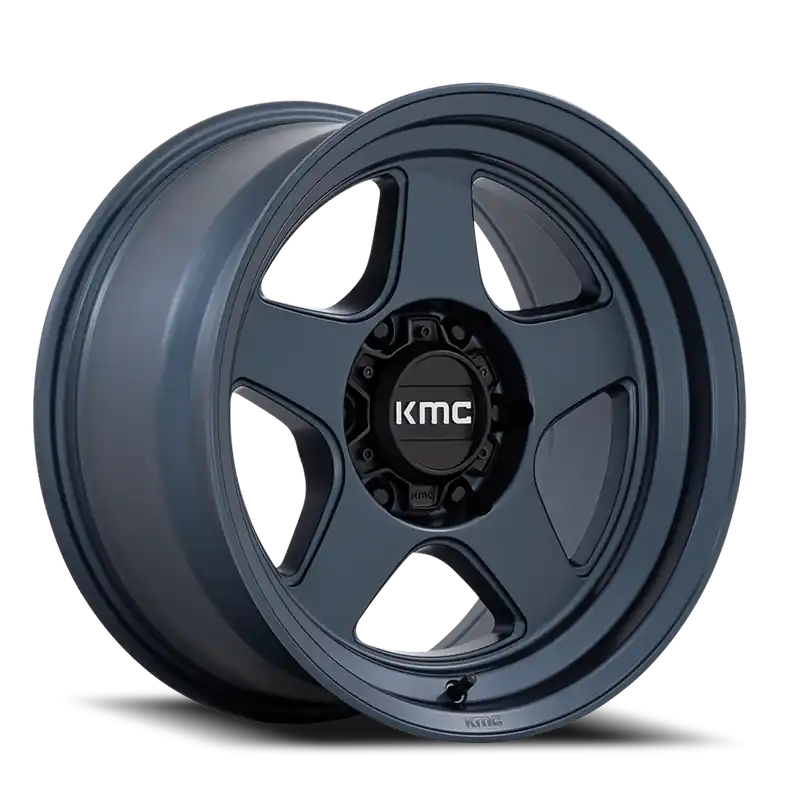 KMC Lobo KM728 BLU 17x8.5 +18 6x114.3mm 66.06mm Metallic Blue Today Only
